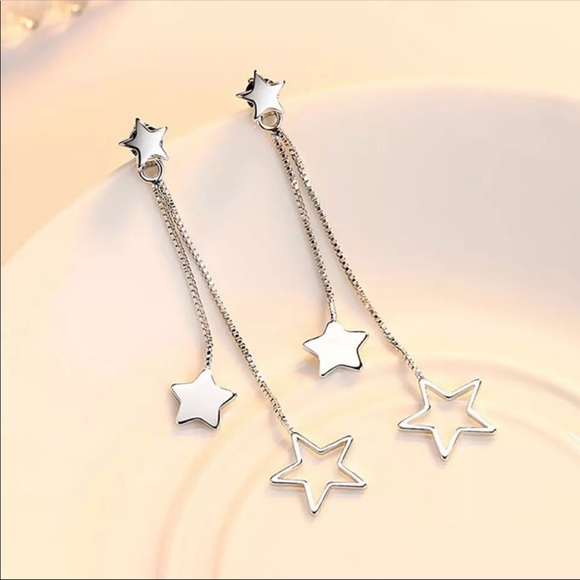 Jewelry - Sterling Silver 925 Star ⭐️ Earrings